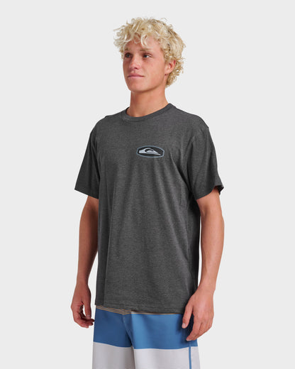 Stadium Emblem Classic T-shirt - Charcoal Heather - Quick Silver