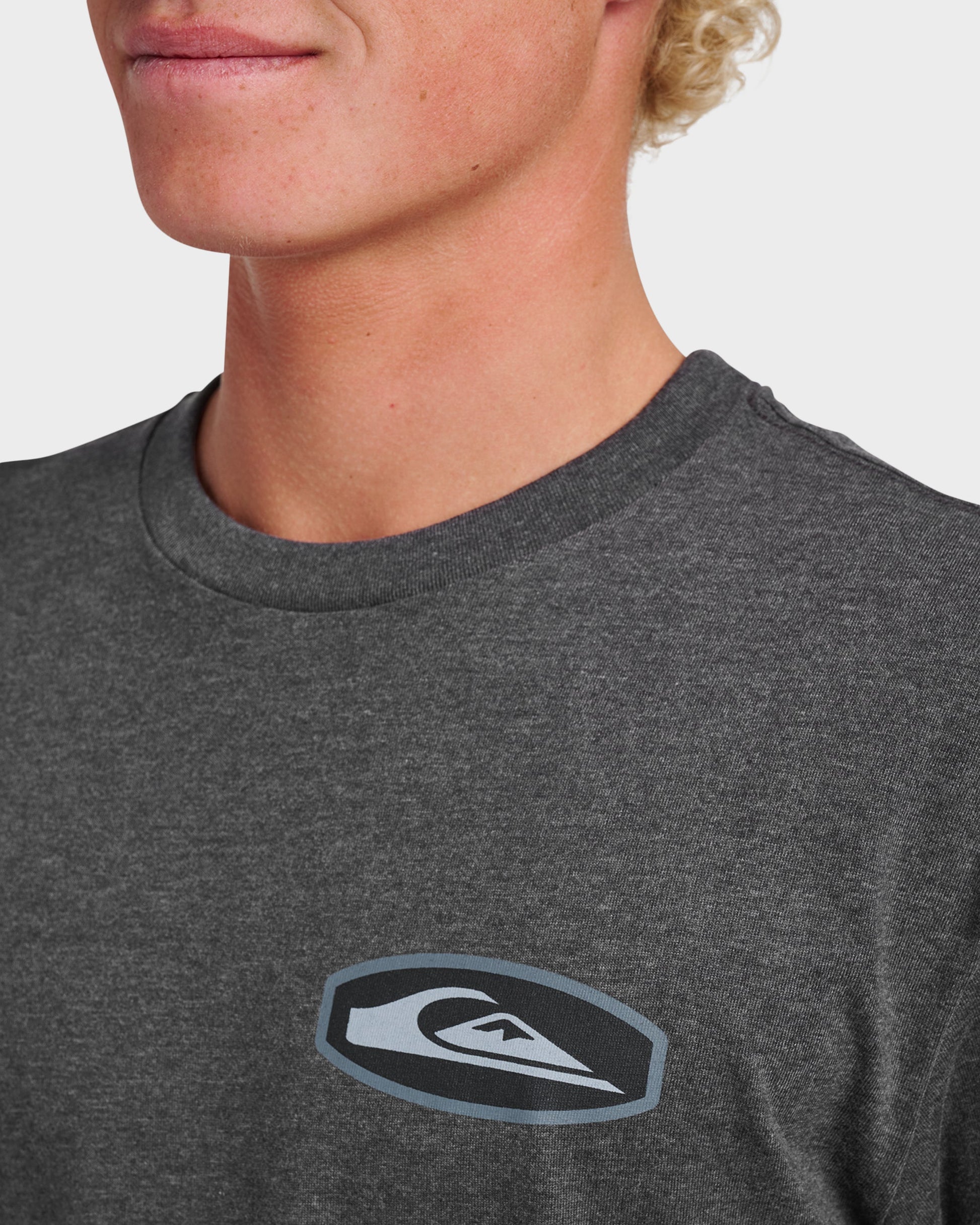 Stadium Emblem Classic T-shirt - Charcoal Heather - Quick Silver