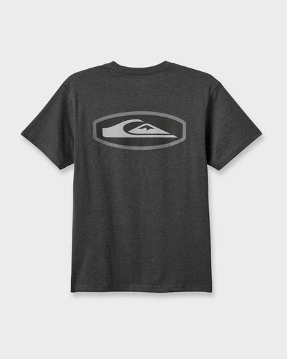 Stadium Emblem Classic T-shirt - Charcoal Heather - Quick Silver