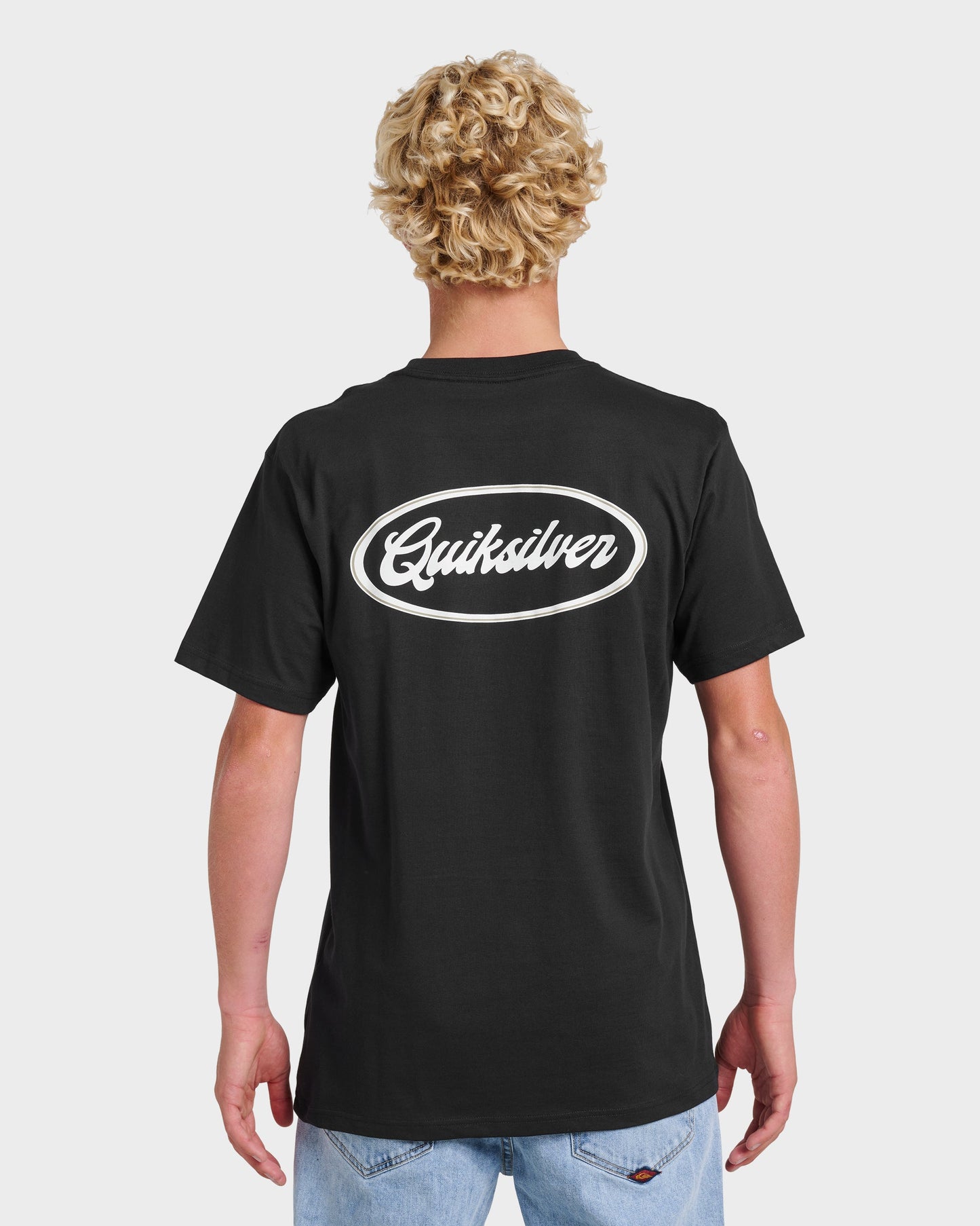 Mechanics Script Classic T-shirt - Black - Quick Silver