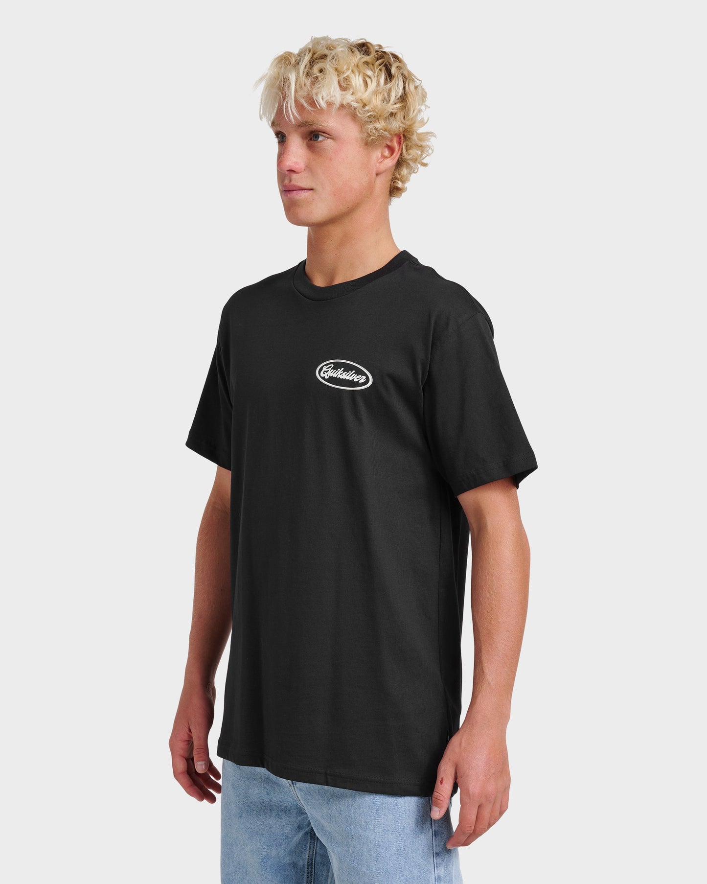 Mechanics Script Classic T-shirt - Black - Quick Silver