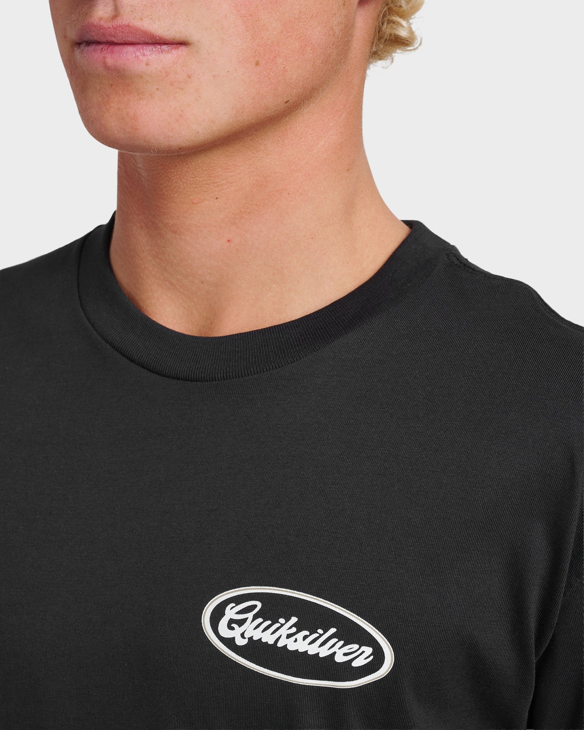 Mechanics Script Classic T-shirt - Black - Quick Silver