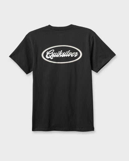 Mechanics Script Classic T-shirt - Black - Quick Silver