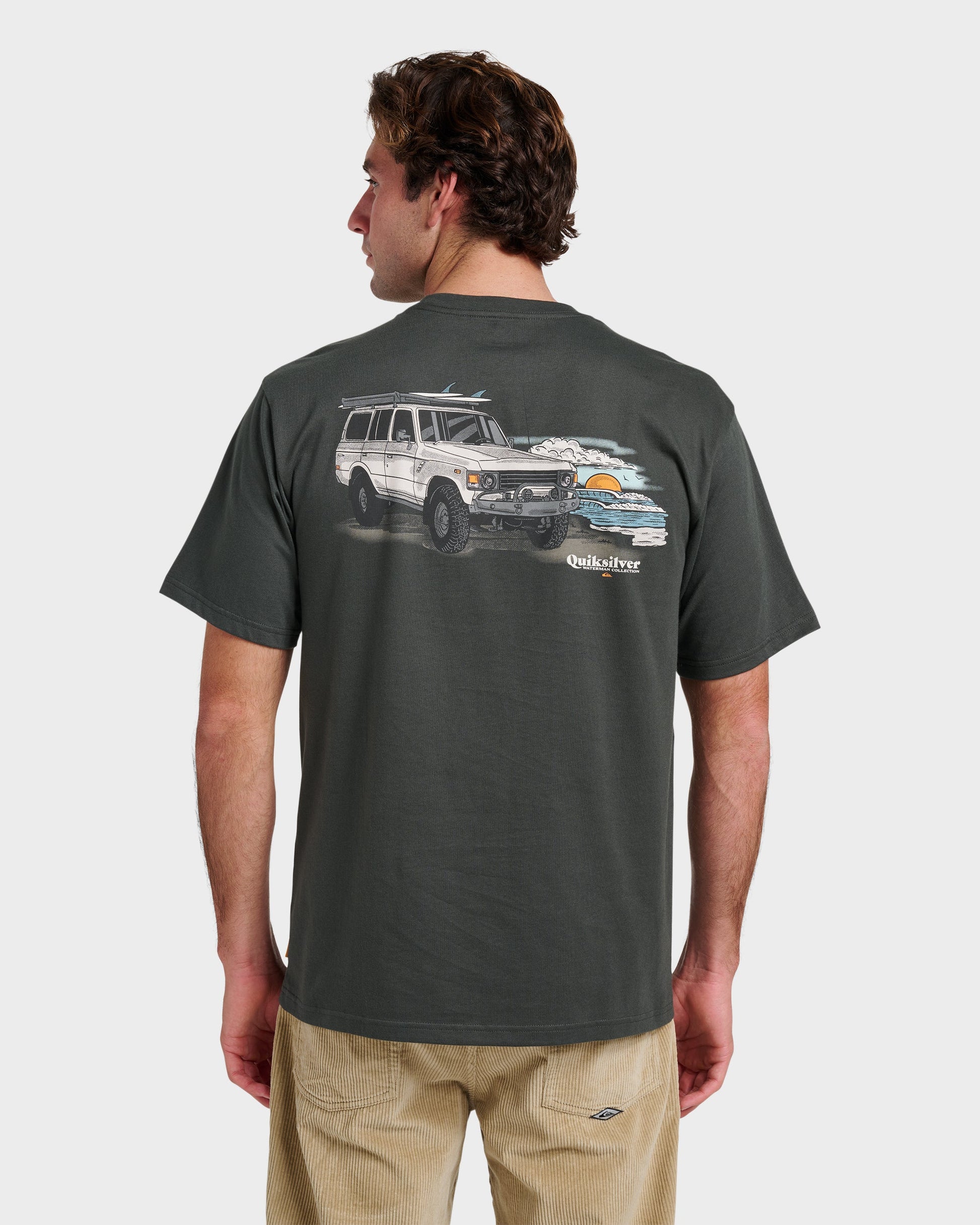 Waterman Adventures Classic T-shirt - Phantom - Quick Silver