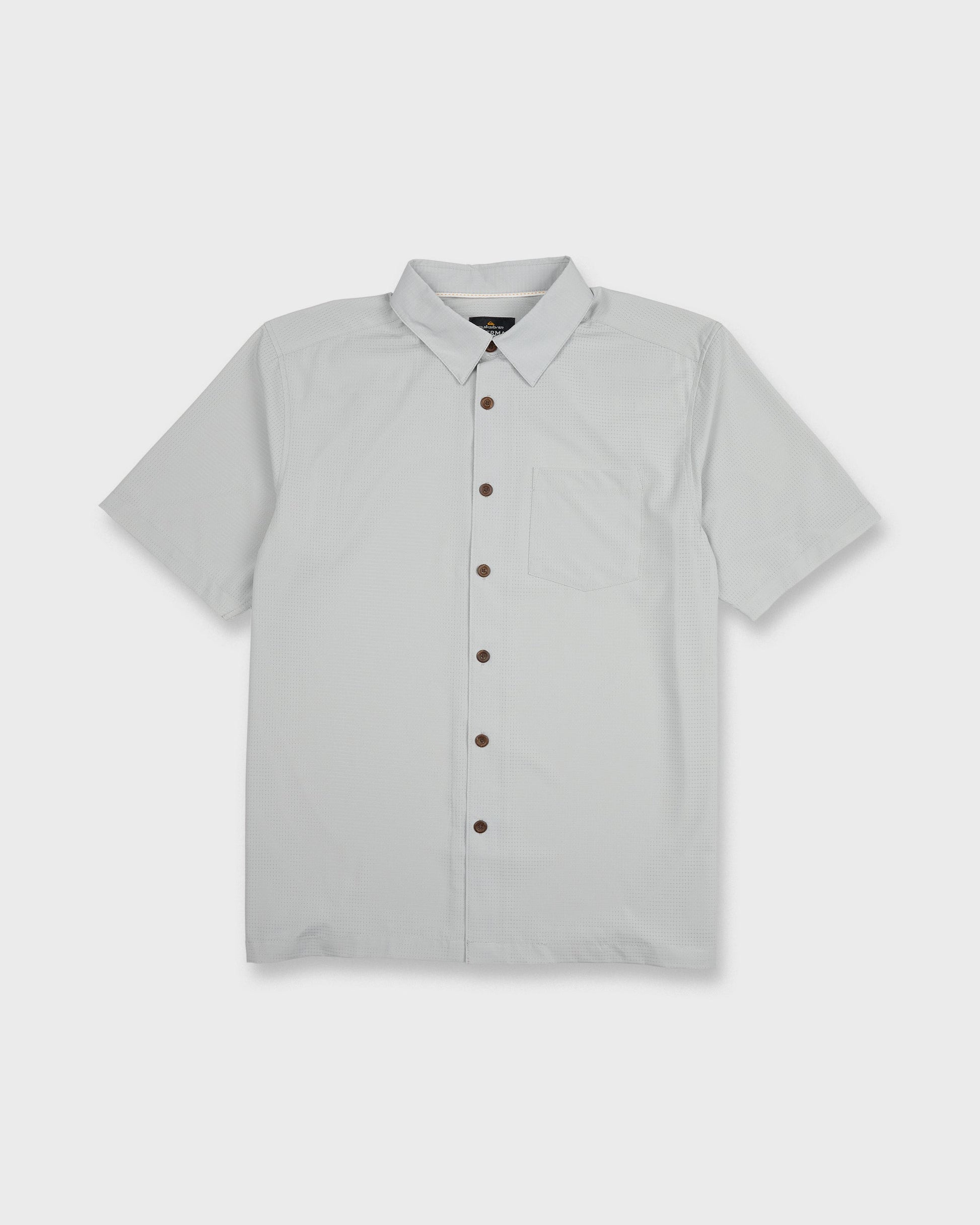 Chaser Short Sleeve Woven Shirt - High Rise - Quick Silver