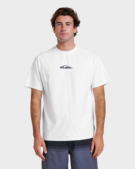 Jungle Cat Heavy Weight T-shirt - White - Quick Silver