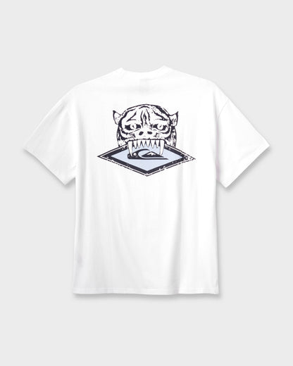 Jungle Cat Heavy Weight T-shirt - White - Quick Silver