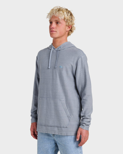 Alamitos Long Sleeve Hooded Top - China Blue - Quick Silver
