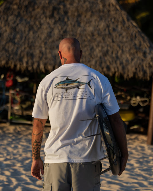 Waterman Yellowfinner Classic T-shirt - White - Quick Silver