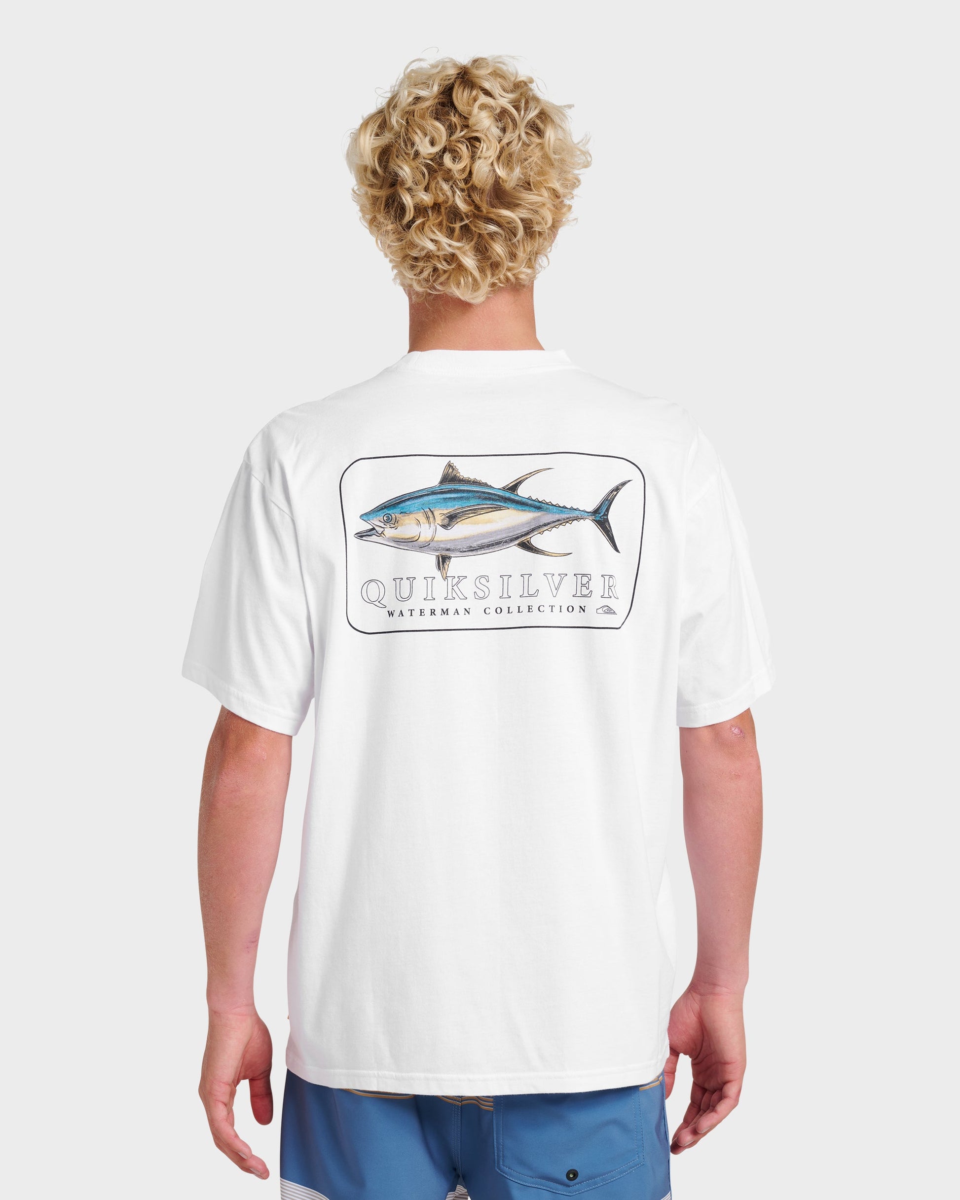 Waterman Yellowfinner Classic T-shirt - White - Quick Silver