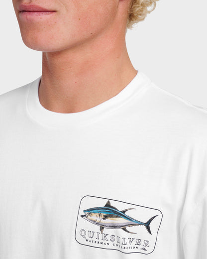 Waterman Yellowfinner Classic T-shirt - White - Quick Silver