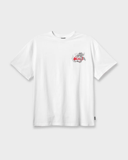 Dragon Master Heavy Weight T-shirt - White - Quick Silver