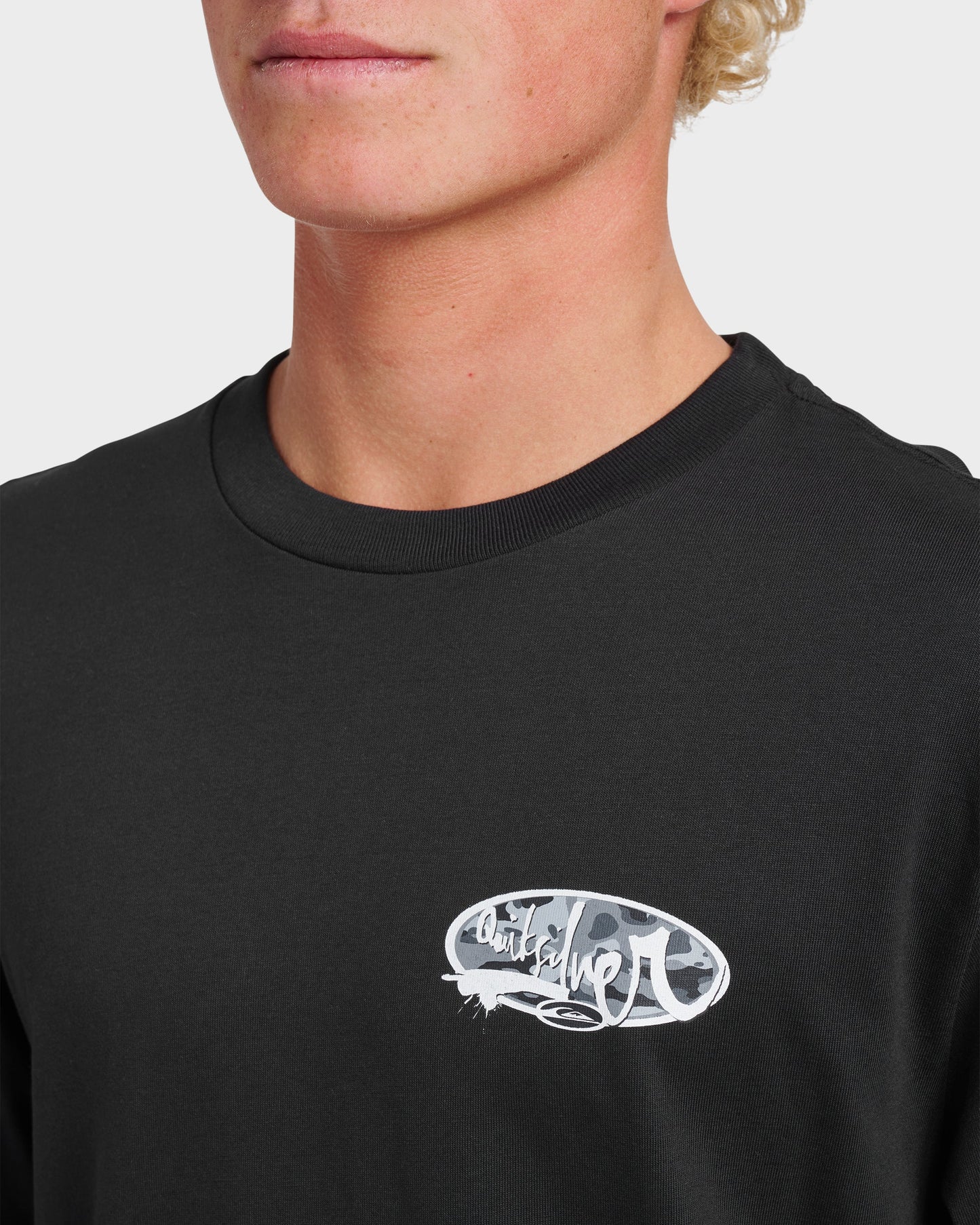 Impaired Camo Long Sleeve T-shirt - Black - Quick Silver