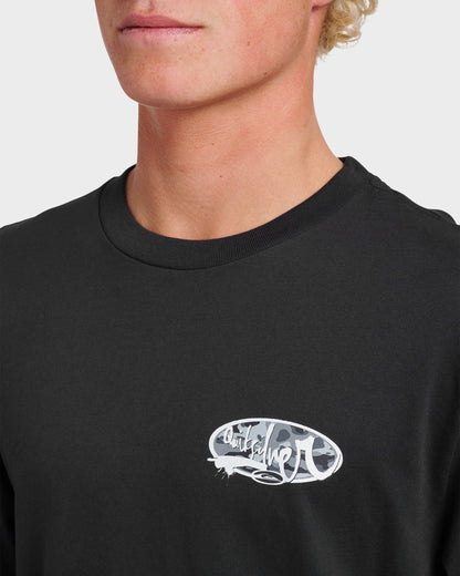 Impaired Camo Long Sleeve T-shirt - Black - Quick Silver