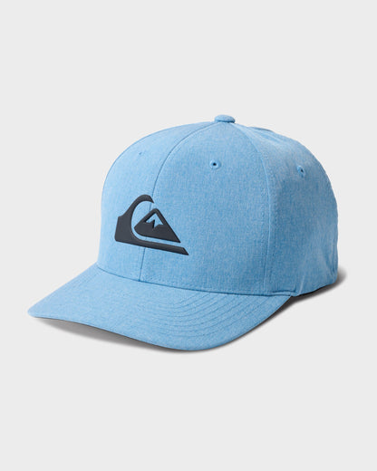 Amped Up Flexifit Hat - Ashley Blue Heather - Quick Silver
