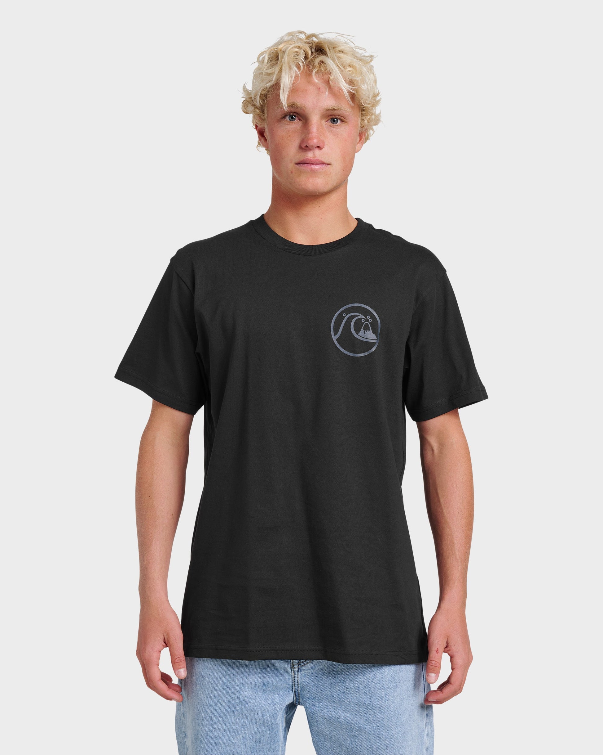 Jungle Wave Classic T-shirt - Black - Quick Silver