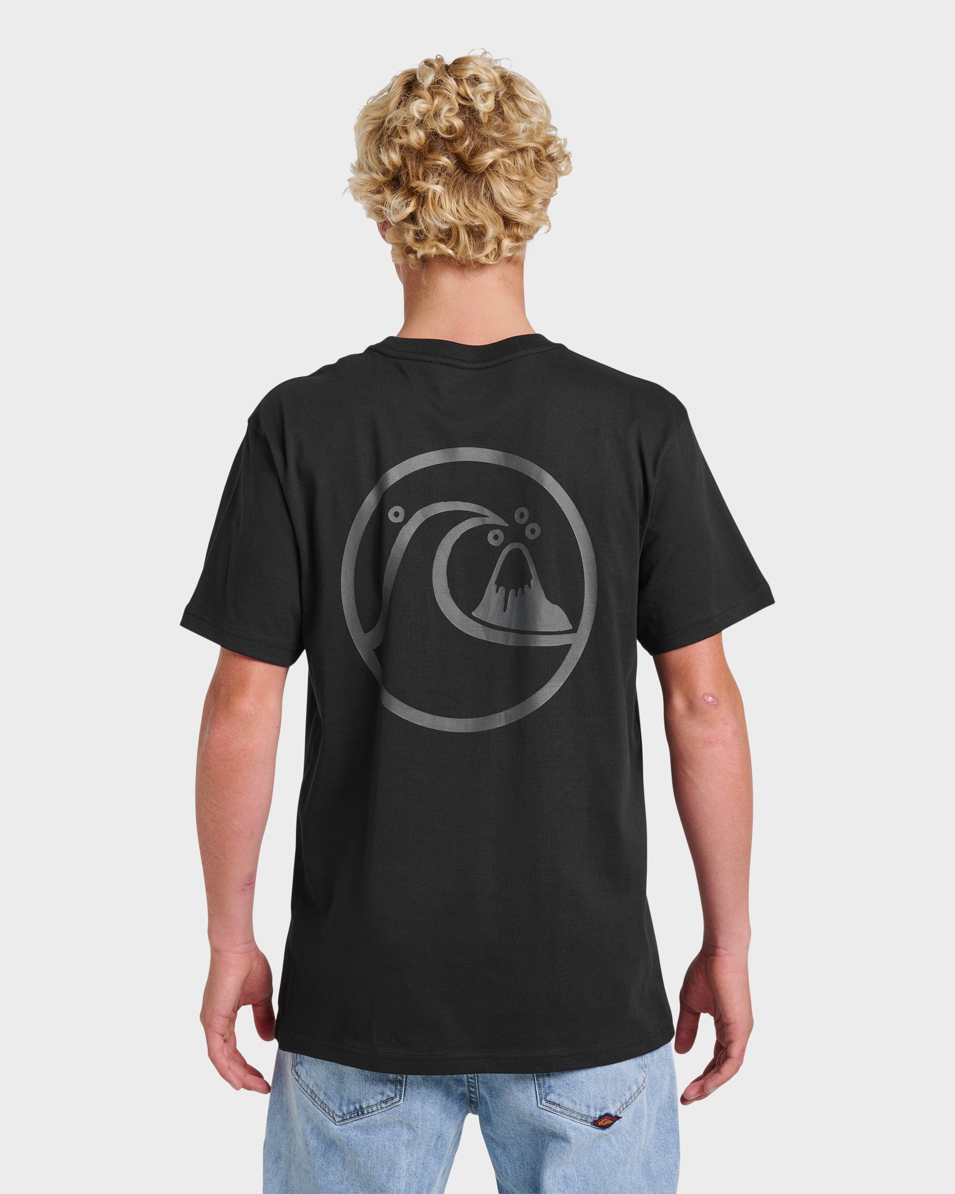 Jungle Wave Classic T-shirt - Black - Quick Silver
