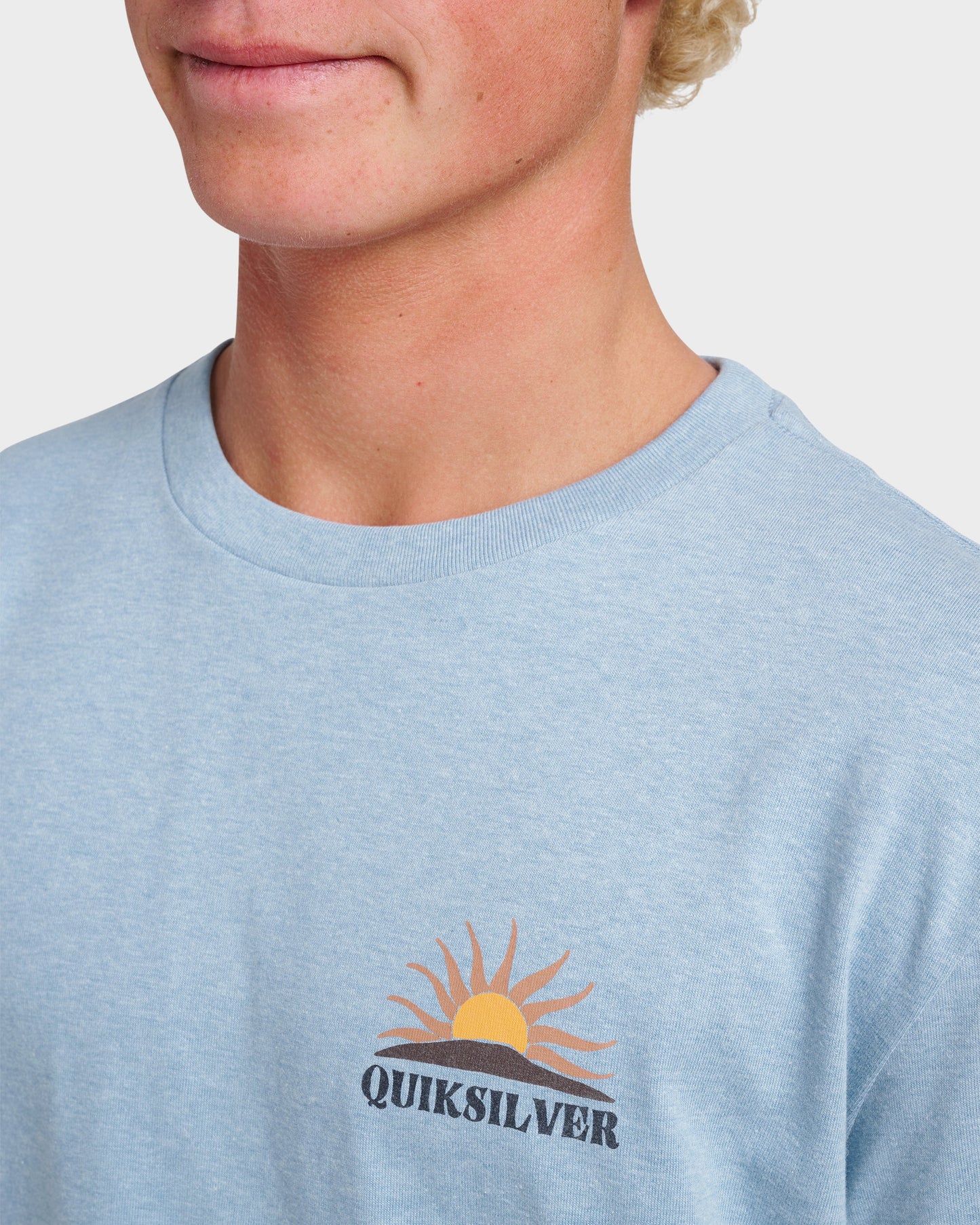 Dawn Patrol Long Sleeve T-shirt - Ashley Blue Heather - Quick Silver