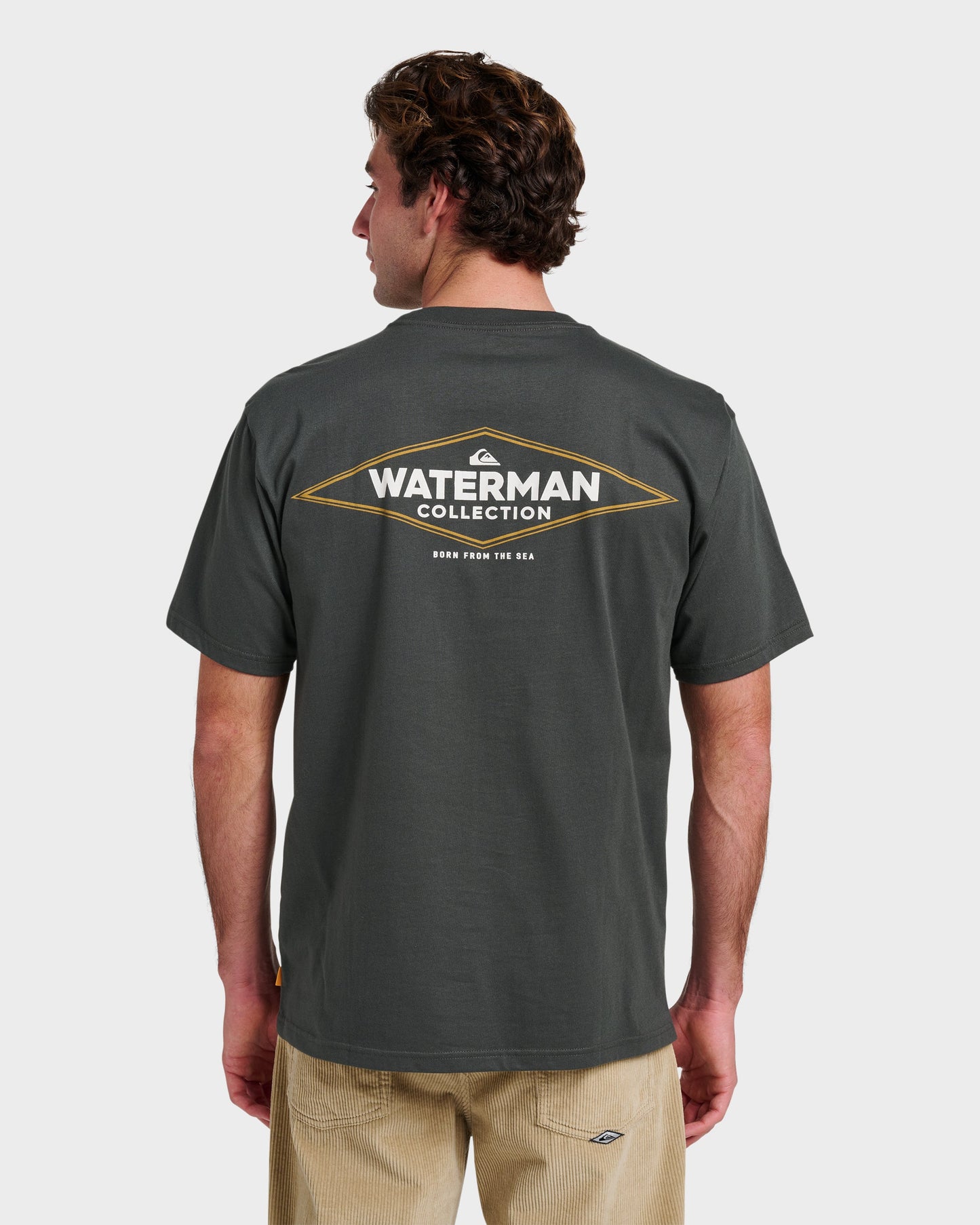 Waterman Diamond Classic T-shirt - Phantom - Quick Silver