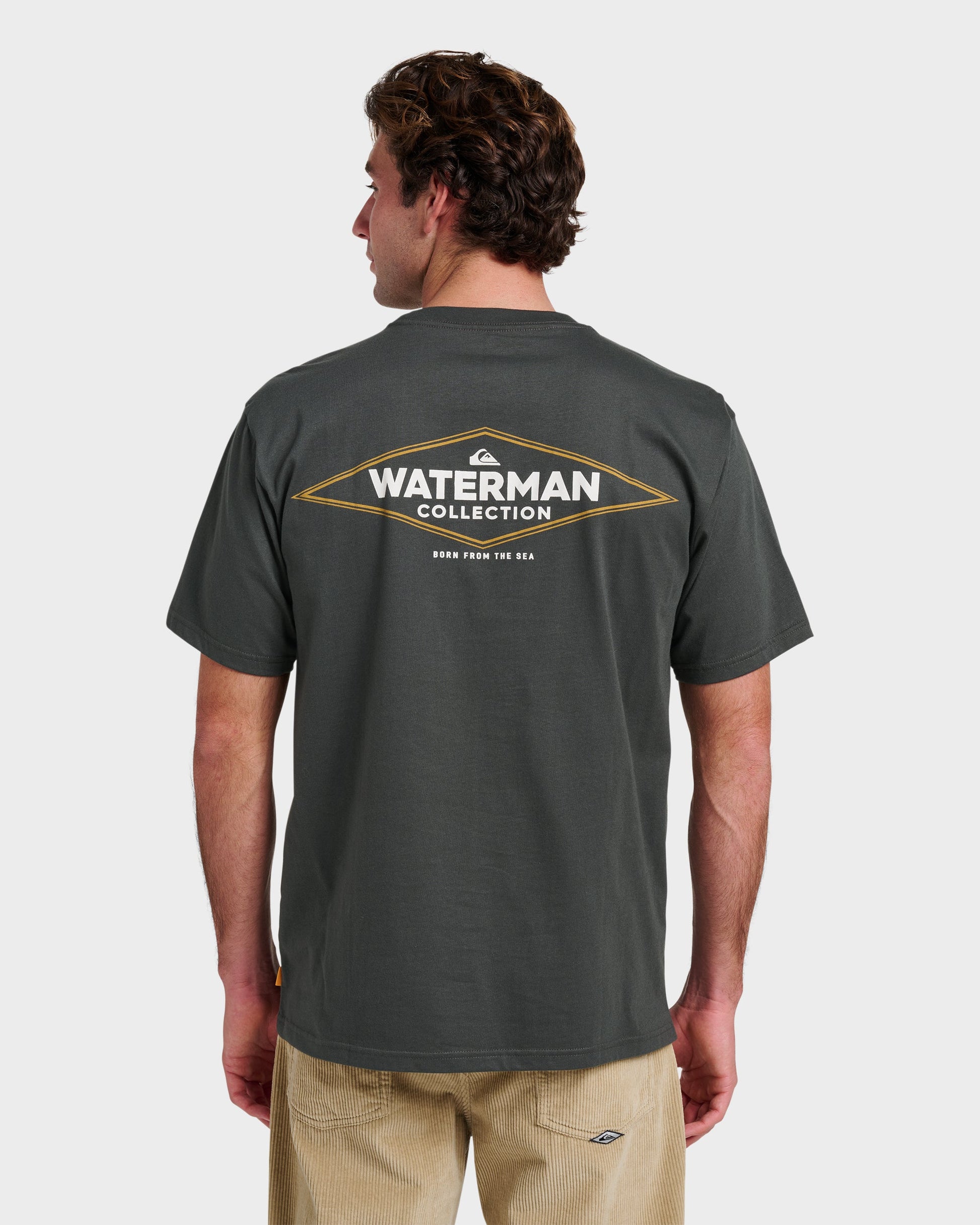 Waterman Diamond Classic T-shirt - Phantom - Quick Silver