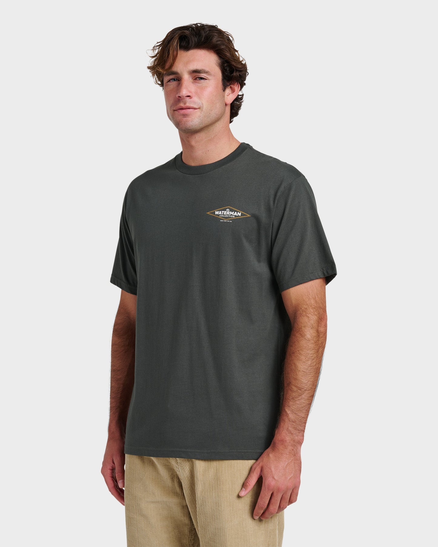 Waterman Diamond Classic T-shirt - Phantom - Quick Silver