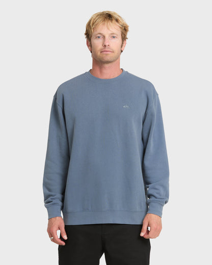 Saltwater Crewneck Sweatshirt - China Blue - Quick Silver