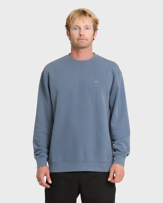 Saltwater Crewneck Sweatshirt - China Blue - Quick Silver