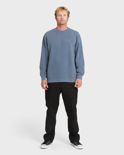 Saltwater Crewneck Sweatshirt - China Blue - Quick Silver