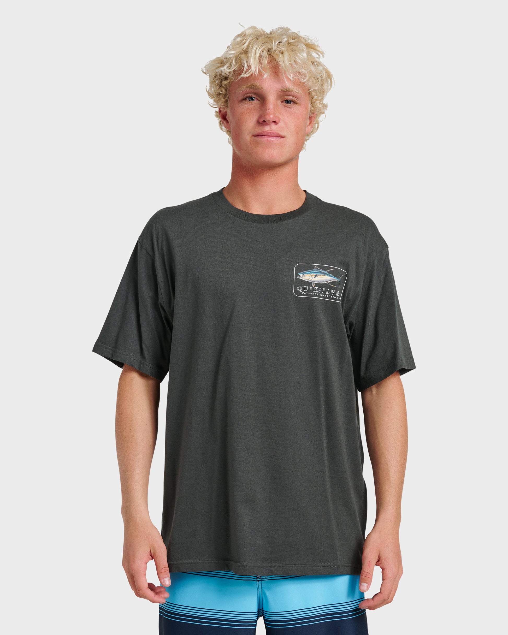 Waterman Yellowfinner Classic T-shirt - Phantom - Quick Silver