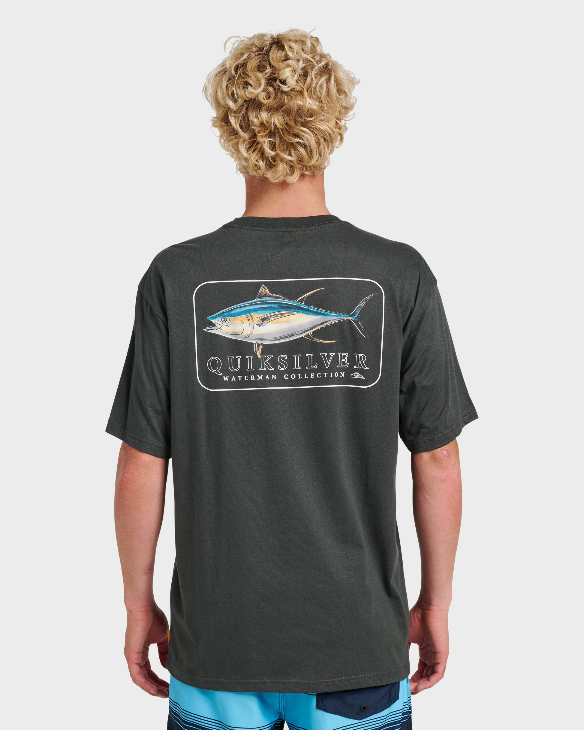 Waterman Yellowfinner Classic T-shirt - Phantom - Quick Silver