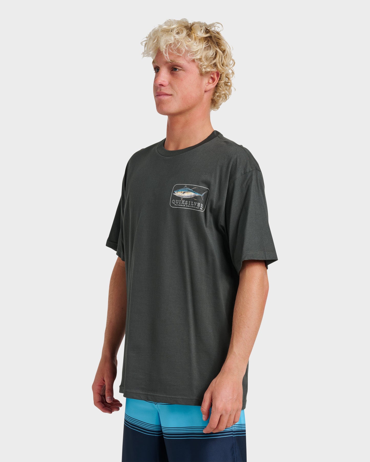 Waterman Yellowfinner Classic T-shirt - Phantom - Quick Silver