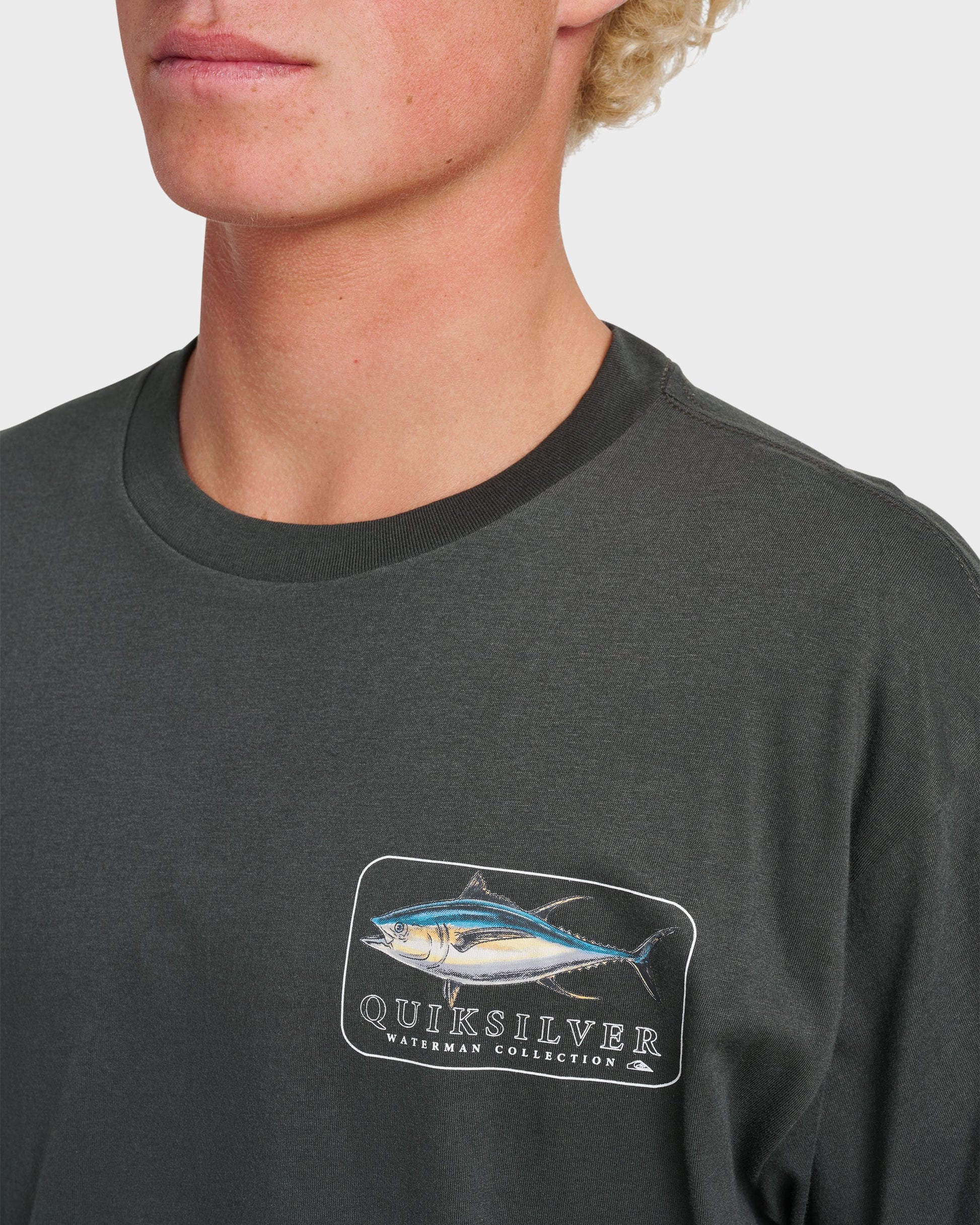Waterman Yellowfinner Classic T-shirt - Phantom - Quick Silver