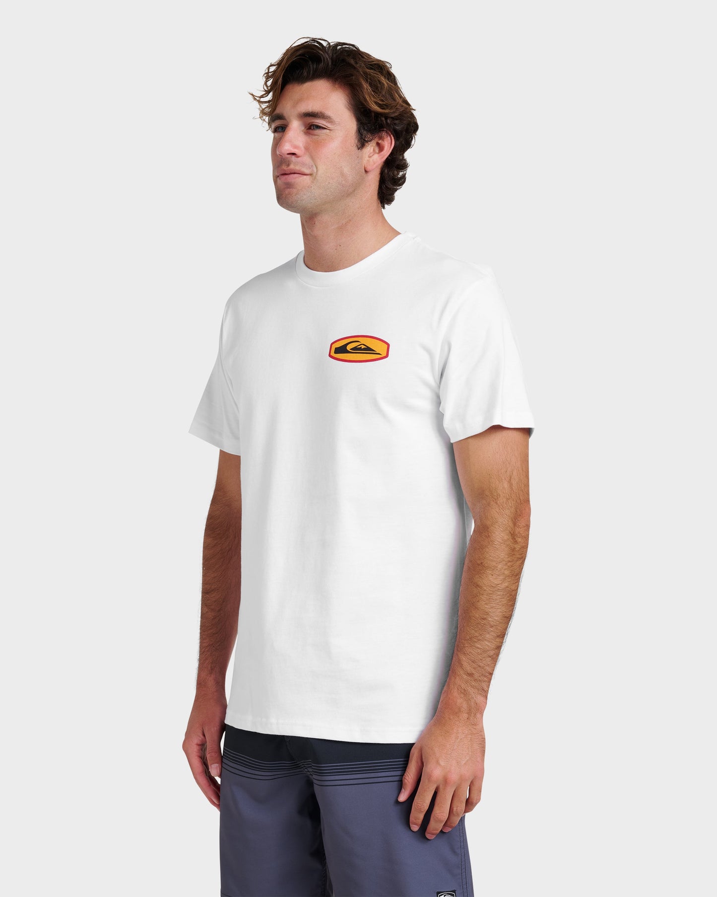 Stadium Emblem Classic T-shirt - White - Quick Silver