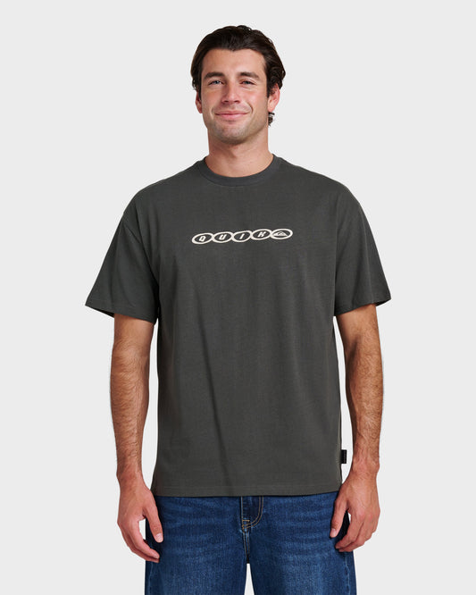 Linked Heavy Weight T-shirt - Phantom - Quick Silver