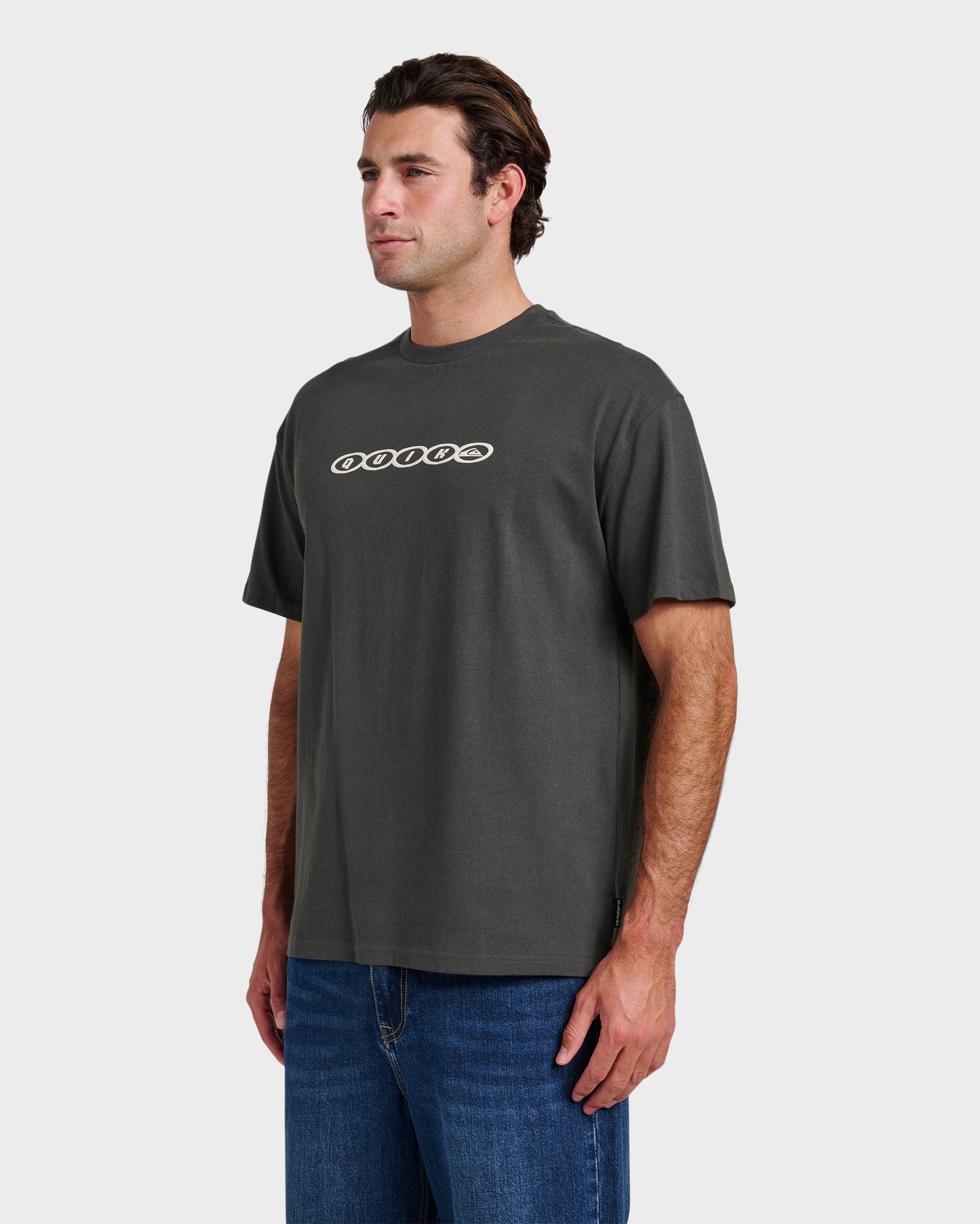 Linked Heavy Weight T-shirt - Phantom - Quick Silver