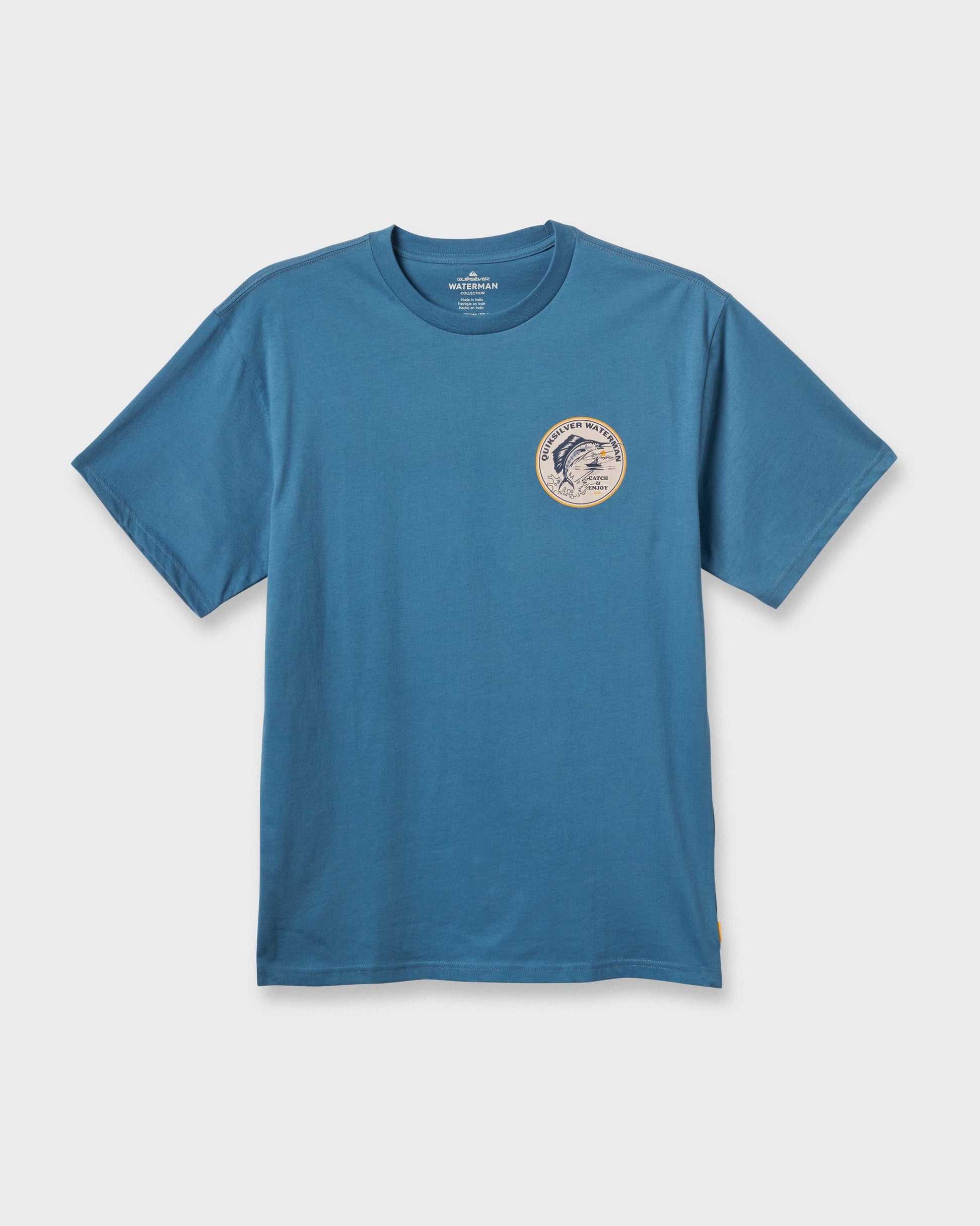 Waterman Catch & Release Classic T-shirt - Real Teal - Quick Silver
