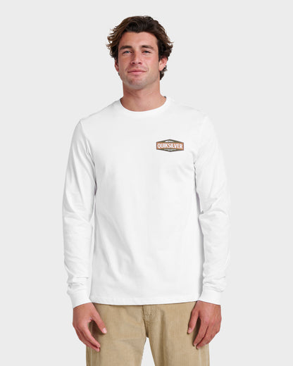 Three Piece Long Sleeve T-shirt - White - Quick Silver