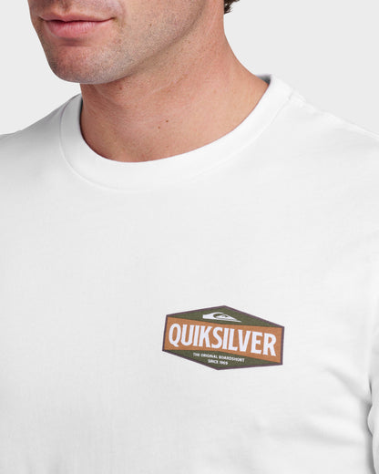 Three Piece Long Sleeve T-shirt - White - Quick Silver