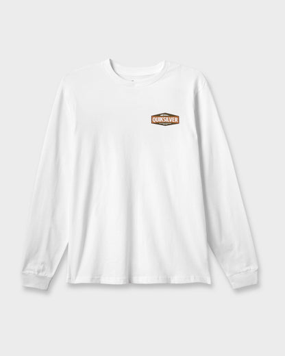 Three Piece Long Sleeve T-shirt - White - Quick Silver