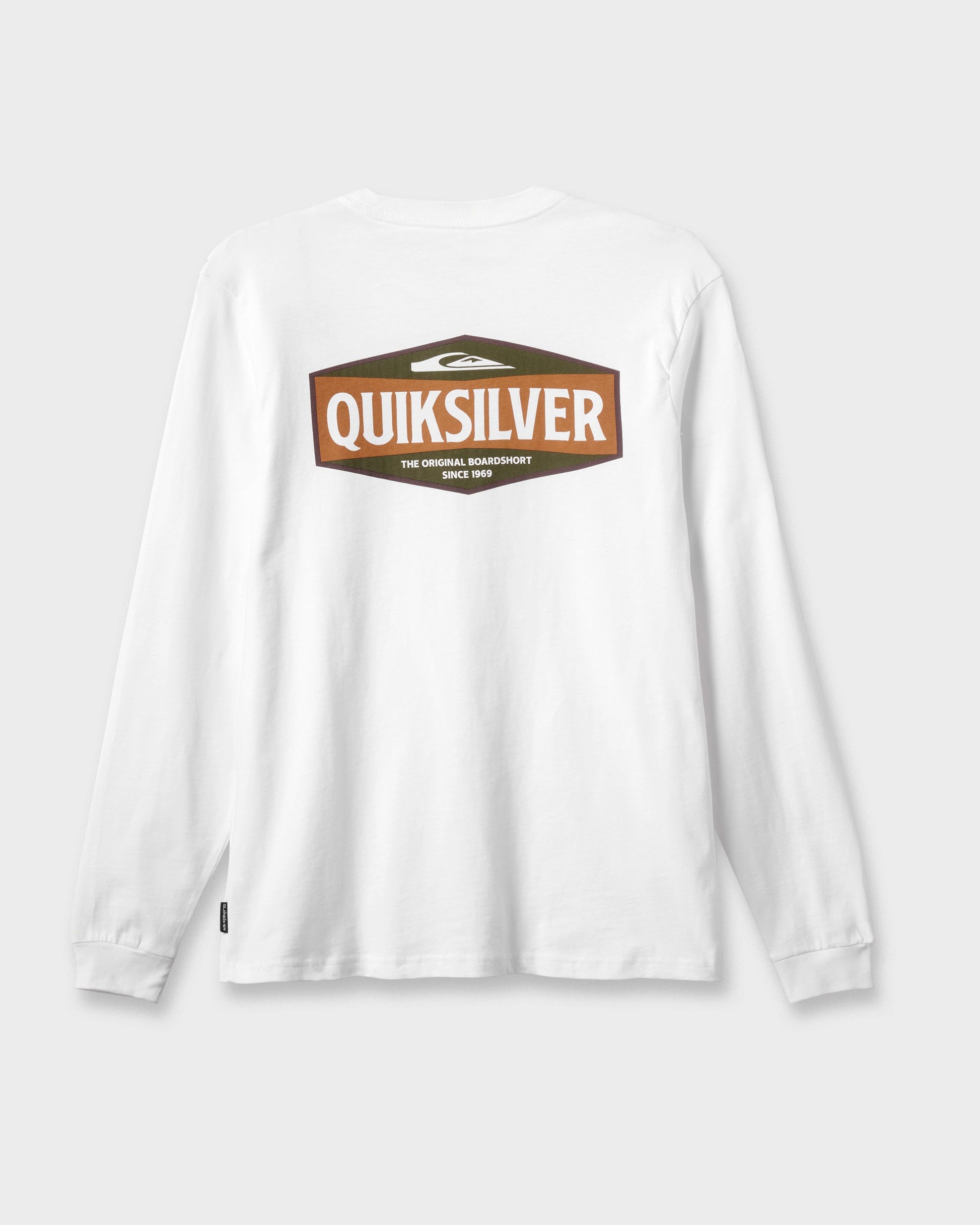 Three Piece Long Sleeve T-shirt - White - Quick Silver