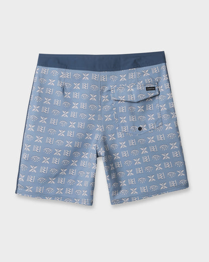 Surfsilk Etched 19" Boardshorts - Ashley Blue - Quick Silver