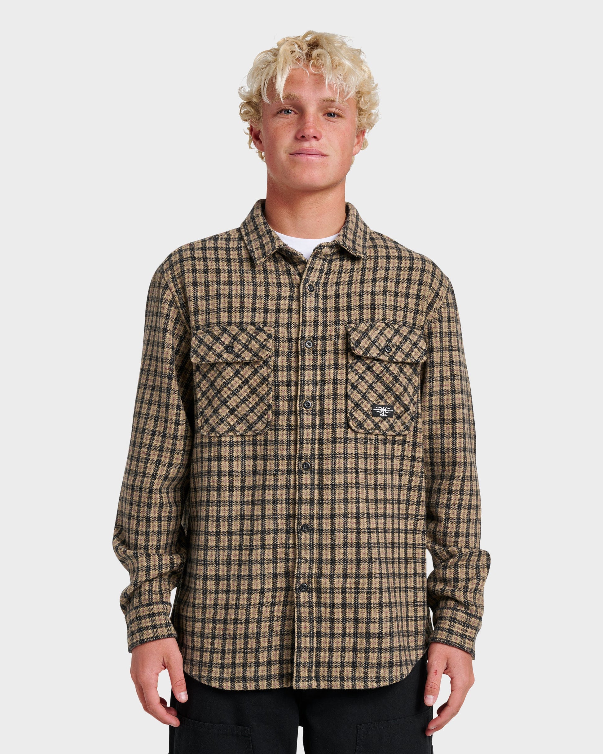 Mercury Sandstrokes Shirt - Elmwood - Quick Silver