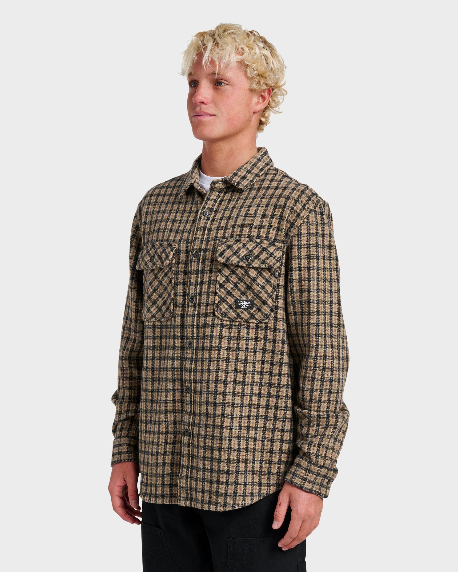 Mercury Sandstrokes Shirt - Elmwood - Quick Silver