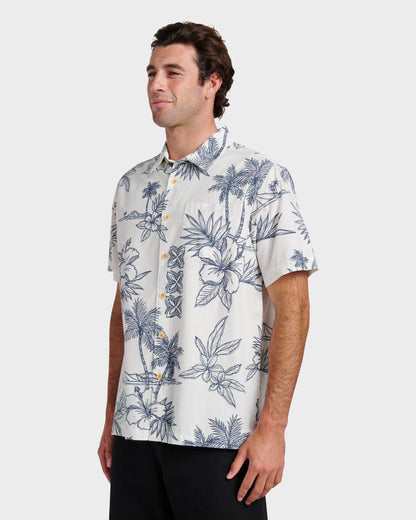 Waterman Scenic Drive Shirt - White - Quick Silver