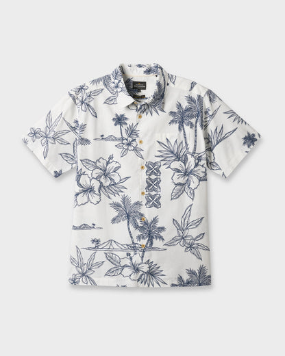 Waterman Scenic Drive Shirt - White - Quick Silver