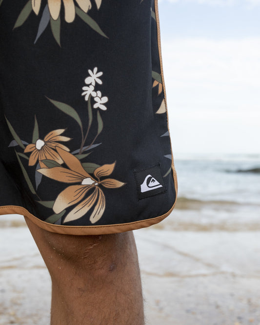 Everyday Coastal Flora 17" Swim Trunks - Black - Quick Silver