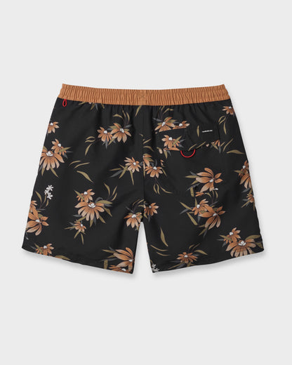 Everyday Coastal Flora 17" Swim Trunks - Black - Quick Silver