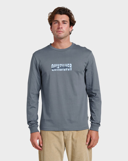 Quik Stack Long Sleeve T-shirt - China Blue - Quick Silver
