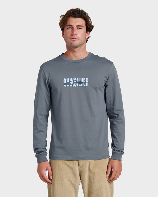 Quik Stack Long Sleeve T-shirt - China Blue - Quick Silver