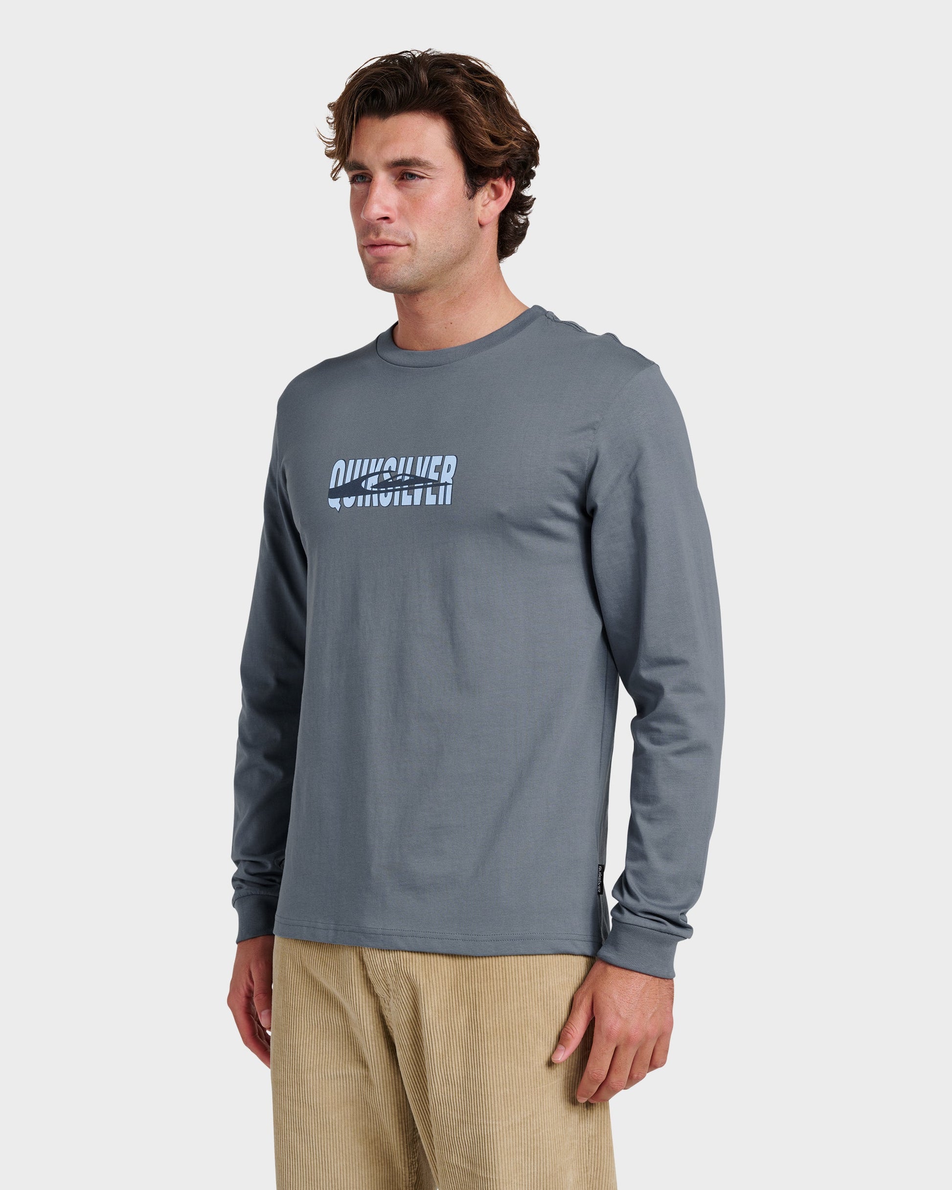 Quik Stack Long Sleeve T-shirt - China Blue - Quick Silver